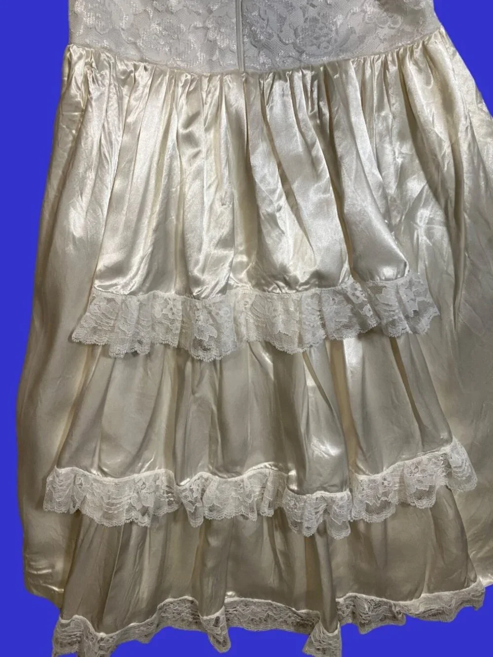 Wedding Dress PRETEND PLAY Halloween Costume Girls Vintage Dress Size 6X